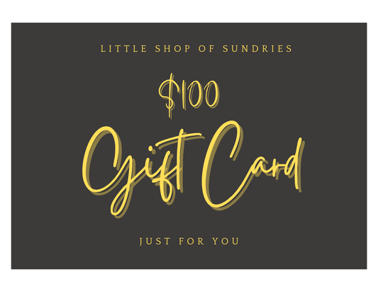 E-Gift Cards! ($25 - $100)
